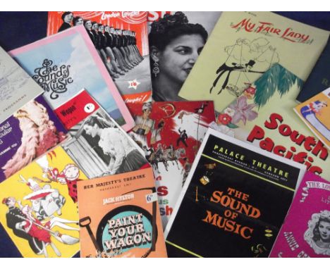 Theatre Programmes, a very large collection of London and provincial theatre programmes (Inc. IOW) from the 1930s onwards. No