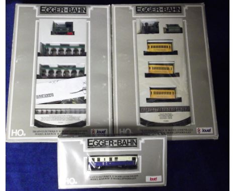 Jouef HOe Model Railway, Decauville Steam Locomotive and Summer Cars Set 711000, Western Express Train Set 711200, Articulate