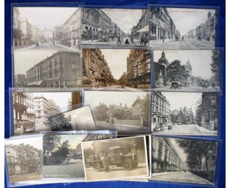Postcards, a mixed topographical selection of approx 34 cards, the majority London suburbs and Central London, RP's Inc. Knig