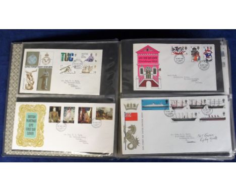 Stamps / Covers, a large collection of GB First Day Covers, 1967 - 1986, all with typed addresses, noted, 1973 Christmas with