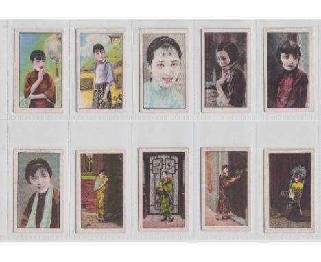 Cigarette cards, a collection of 103 Chinese cards, part-sets and odd's, various manufacturers &amp; series, inc. Nanyang Bro