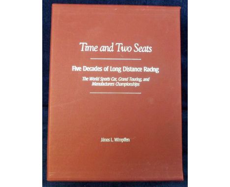Motor Sport, books, Motorsport Research Group, two-volume box set 'Time and Two Seats, 5 Decades of Long Distance Racing' by 