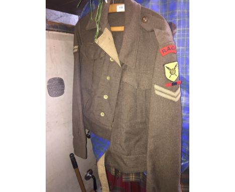 A Royal Army Ordnance Corps jacket.