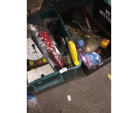 2 boxes of tools, etc. 