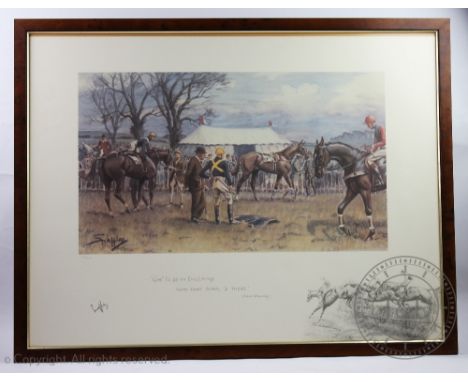 After Charles Johnson Payne 'Snaffles', Two limited edition prints, 'Oh! To be England' and 'A sight to take home and dream a