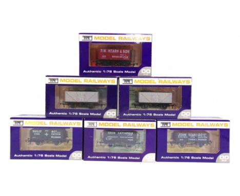 [OO GAUGE]. SIX WESSEX WAGONS LIMITED EDITION WAGONS BY DAPOL  comprising a seven-plank open wagon 'Sully &amp; Co. / Bridgwa