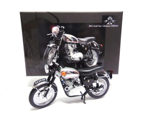 A 1/12 SCALE MINICHAMPS NO.122 130001, B.S.A. GOLD STAR CLUBMAN DGD34, 1958  mint or near mint, boxed.