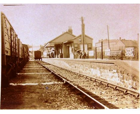 POSTCARDS - RAILWAY, SOMERSET  Approximately fourteen cards, comprising real photographic views of Chard Station (publ. by Po