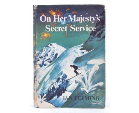 Ian Fleming - James Bond - ' On Her Majesty's Secret Service '. 1963. First edition. Complete with dust cover. From the estat