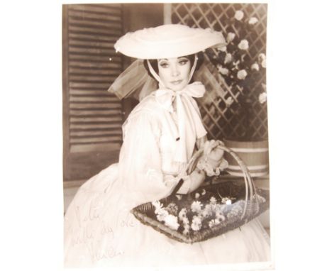 Vivien Leigh (1913-1967) British Stage &amp; Film Actress - an original black and white 8x10" matte photograph of Leigh in co
