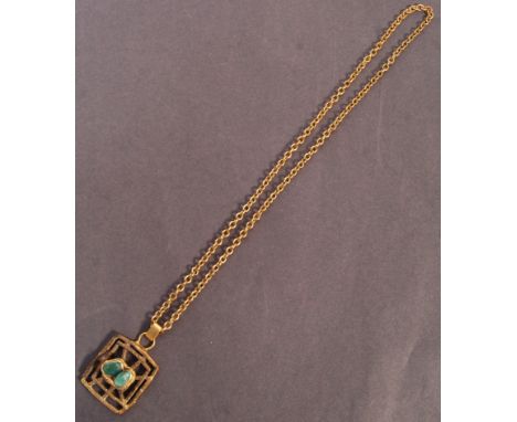 The Lenny Henry Show (1994) - an original prop / costume necklace, belonging to Peter Wyngarde as worn in the sketch 'Nathan 