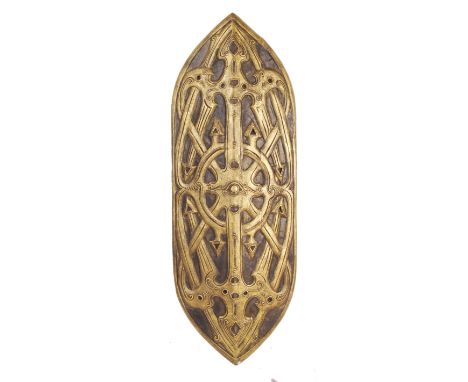 Unknown Production - An original prop shield belonging to Peter Wyngarde, from an unknown production. The shield being of sof