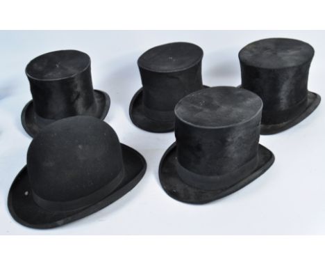 A collection of x5 original vintage prop / costume hats - all owned / worn by Peter Wyngarde during one of his many televisio