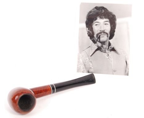 Peter Wyngarde's own original vintage Medico Medalist smoking tobacco pipe - very likely a prop that Wyngarde used is either 