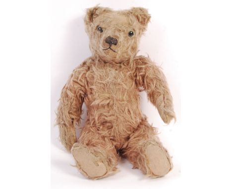 Peter Wyngarde's personal childhood teddy bear - a vintage 1930's / 1940's likely German made teddy bear. The bear with long 