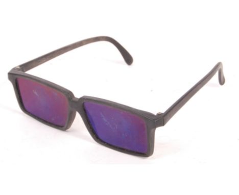 A pair of vintage sunglasses, from the estate of Peter Wyngarde. Both Wyngarde and his character Jason King were frequently s