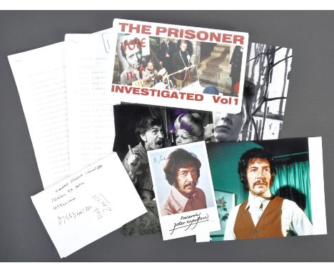 Estate of Peter Wyngarde - a collection of vintage ephemera relating to Wyngarde, from his personal estate. Includes; an orig