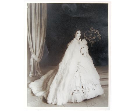 Vivien Leigh (1913-1967) British Stage &amp; Film Actress - an original black and white 8x10" matte photograph of Leigh in co