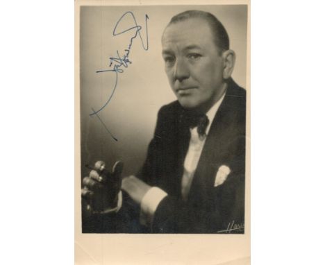 Noel Coward signed 6x4 inch vintage black and white photo. Good condition. All autographs are genuine hand signed and come wi