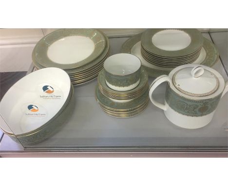 Large selection of part dinner part tea Royal Worcester service "Balmoral" pattern