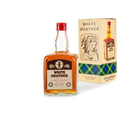 WHITE HEATHER 8 YEAR OLD 1970S 26 2/3 FL OZ BLENDED WHISKY WHITE HEATHER 8 YEAR OLD 1970SAt the time this blend was produced 