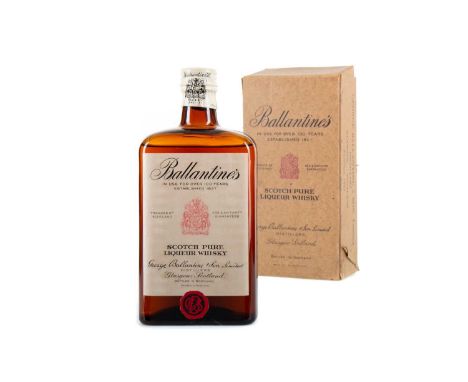 BALLANTINE'S SCOTCH PURE LIQUEUR WHISKY CIRCA 1950S BLENDED WHISKY BALLANTINE'S SCOTCH PURE LIQUEUR WHISKY CIRCA 1950SNo stat
