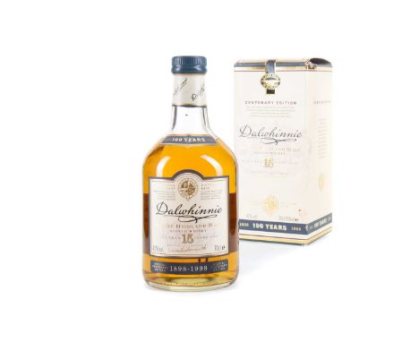 DALWHINNIE 15 YEAR OLD CENTENARY HIGHLAND SINGLE MALT DALWHINNIE 15 YEAR OLD CENTENARYDalwhinnie is the highest distillery in