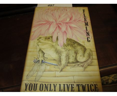 Ian Fleming, First Edition volume ' You Only Live Twice ', with dust cover