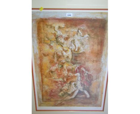 Joy Kirton-Smith, artist signed Limited Edition colour print, ' Rhapsody ', No. 193 of 295, 30ins x 20ins, gilt framed