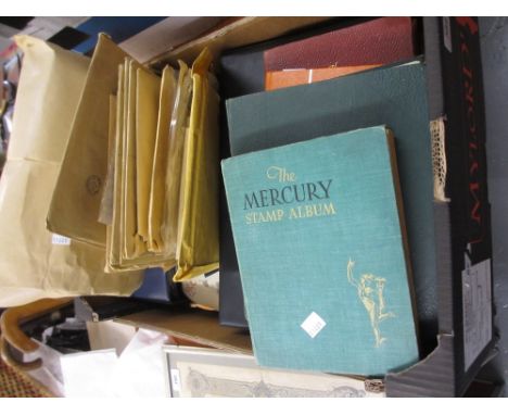 Large collection of World stamps in albums and loose, to include Great Britain and Commonwealth mint stamps, First Day covers