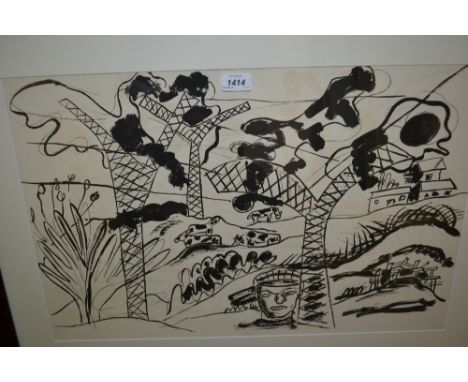 After Fernand Lieger, French lithograph, Cirque Pages 100 and 101 published by Editions Verve, Paris, 1950