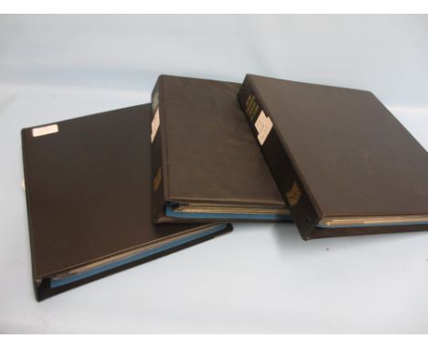 Three albums containing a collection of First Day postal covers 1967 - 2000