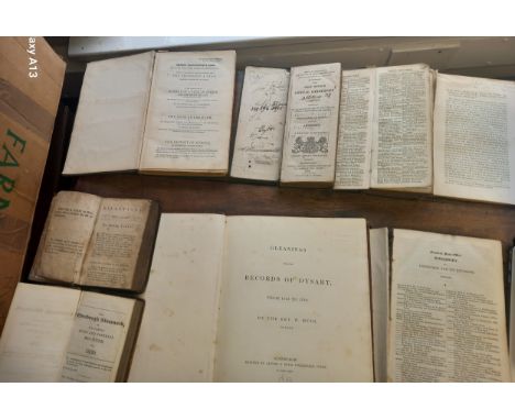 Collection of vintage Directories of Edinburgh and other publications to include Gleaning From The Record Of Dysart From 1545