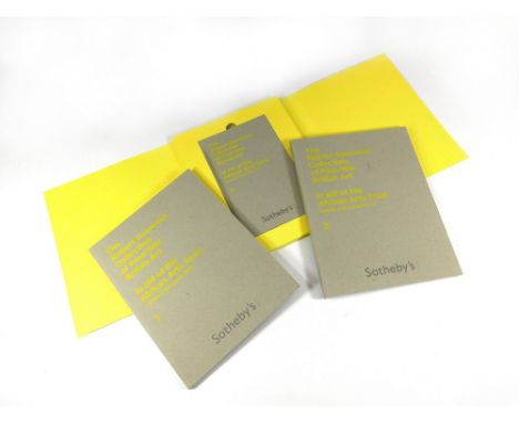ROBERT DEVEREUX. The 2010 Sothebys, three-volume exhibition catalogue for the Robert Devereux Collection of Post War British 