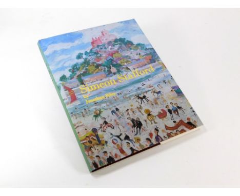 SIMEON STAFFORD. Jonathan Riley's book, 'Simeon Stafford', First Edition 2010. Signed 'All the best, Simeon' & with a drawing