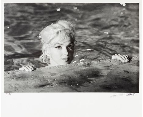 LAWRENCE SCHILLER (New York, 1936)."Marilyn Monroe", for "Something has got to Give", 23 May 1962.Silver gelatin photograph, 