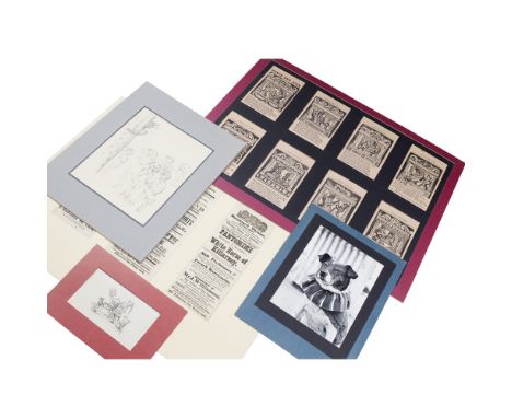 A LARGE QUANTITY OF PRINTS AND ENGRAVINGS, POSTERS AND THREE ORIGINAL PRINTING BLOCKS  19TH AND 20TH CENTURY  British, Contin