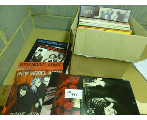 Records : 70+ punk and new wave LP's incl New Model Army, Strangles, Echo & The Bunnymen etc.