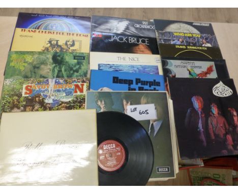 Records : Albums collection - incl John Mayall, Cream, Savoy Brown, Rolling Stones Beggars Banquet - unboxed Decca (15) all v