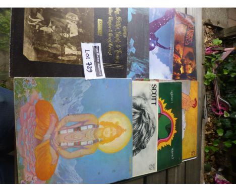Records : An impressive collection of 8 1960's/70's rock/psych/blues UK early pressings incl Mayall, Walker, Lightnin Hopkins