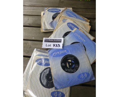 Records : An impressive collection of 22 1950's/60's UK London Label 7" singles incl Cochran, Darin, Eddy rarities - mostly v