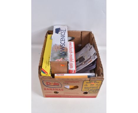 A COLLECTION OF BOXED MODEL RAILWAY HO GAUGE SCENERY, to include a Noch Limited Edition Haunted House with Light and Sound, i