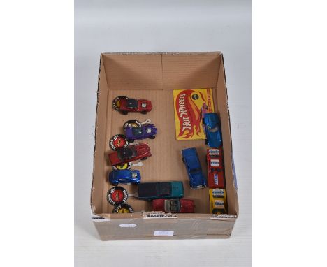 A COLLECTION OF UNBOXED MATTEL HOT WHEELS ORIGINAL 16 REDLINERS, all are marked copyright 1967 Hong Kong to base and come wit