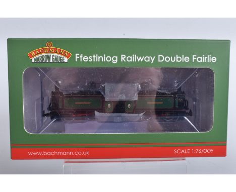 A BOXED BACHMANN NARROW GAUGE OO9 FFESTINIOG RAILWAY DOUBLE FAIRLIE,  'Earl of Merioneth/Iarll Meirionnydd' in Ffestiniog Rai