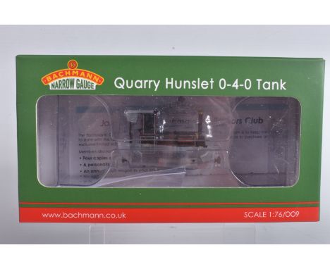 A BOXED BACHMANN NARROW GAUGE OO9 QUARRY HUNSLET 0-4-0 TANK, 'Dorothea', Dorothea Quarry Lined Green, model no. 391-053, in l