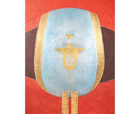 Lucas Suppin (1911-1998) Zonder titel gemenge techniek op board, gesign. r.o., 130 x 100 cm. Provenance, collection Prof. Dr.
