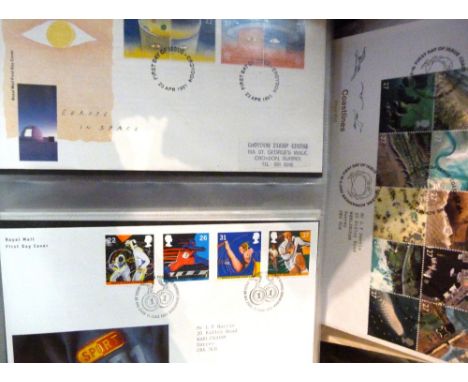 A Large Collection of GB First Day Covers within Six Albums and Loose