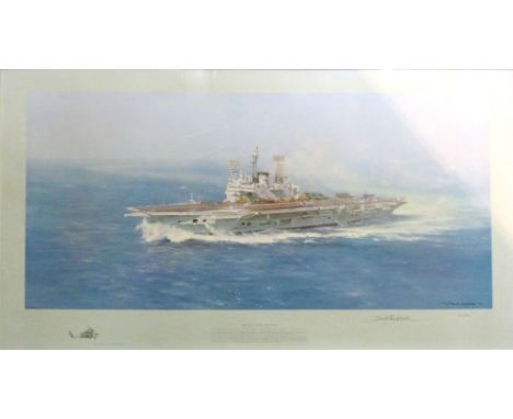 David Shepard, A Limited Edition Coloured Print
THE ARK TURNING INTO WIND
Limited Edition Number 391 from 850, signed in penc