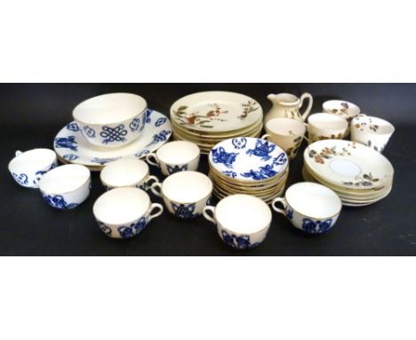 A Coalport Salopian Part Tea Service together with another similar part tea service