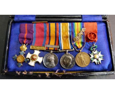 A First World War Miniature Medal Group of Six, awarded to Sir Lieutenant Colonel Philip Johnson who directed development of 